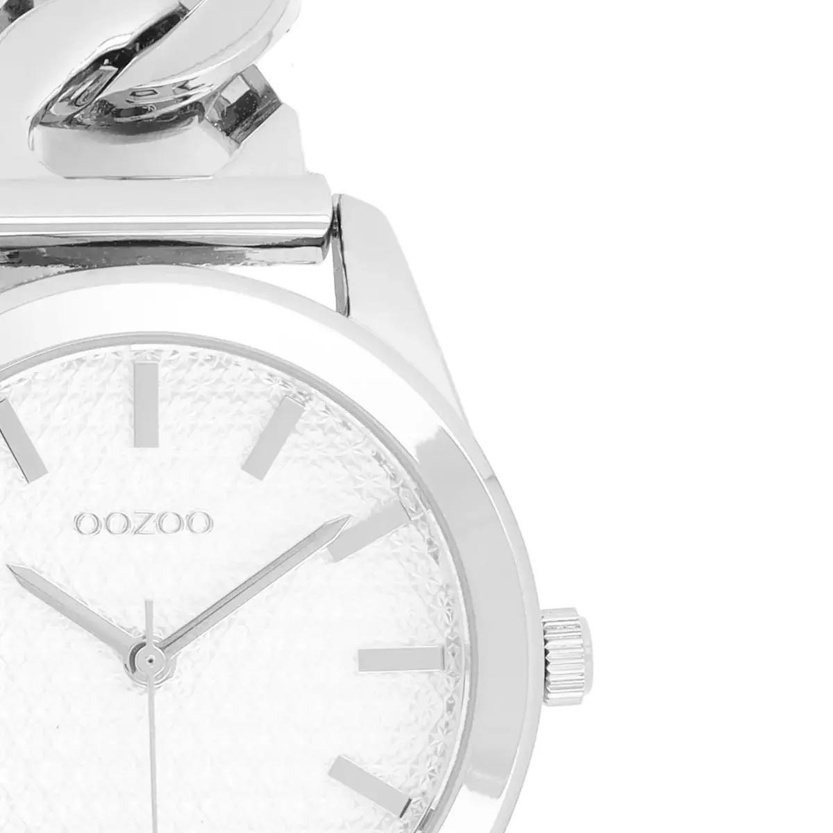 OOZOO TIMEPIECES Silver Metallic Bracelet C11418